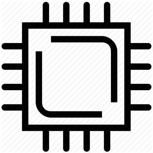 512x512 Microchip, Processor, Processor Chip, Processor Cpu Icon