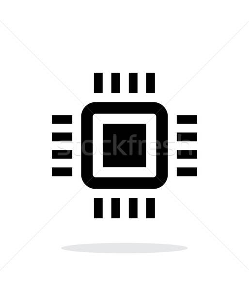 514x600 Mini Cpu Simple Icon On White Background Vector Illustration