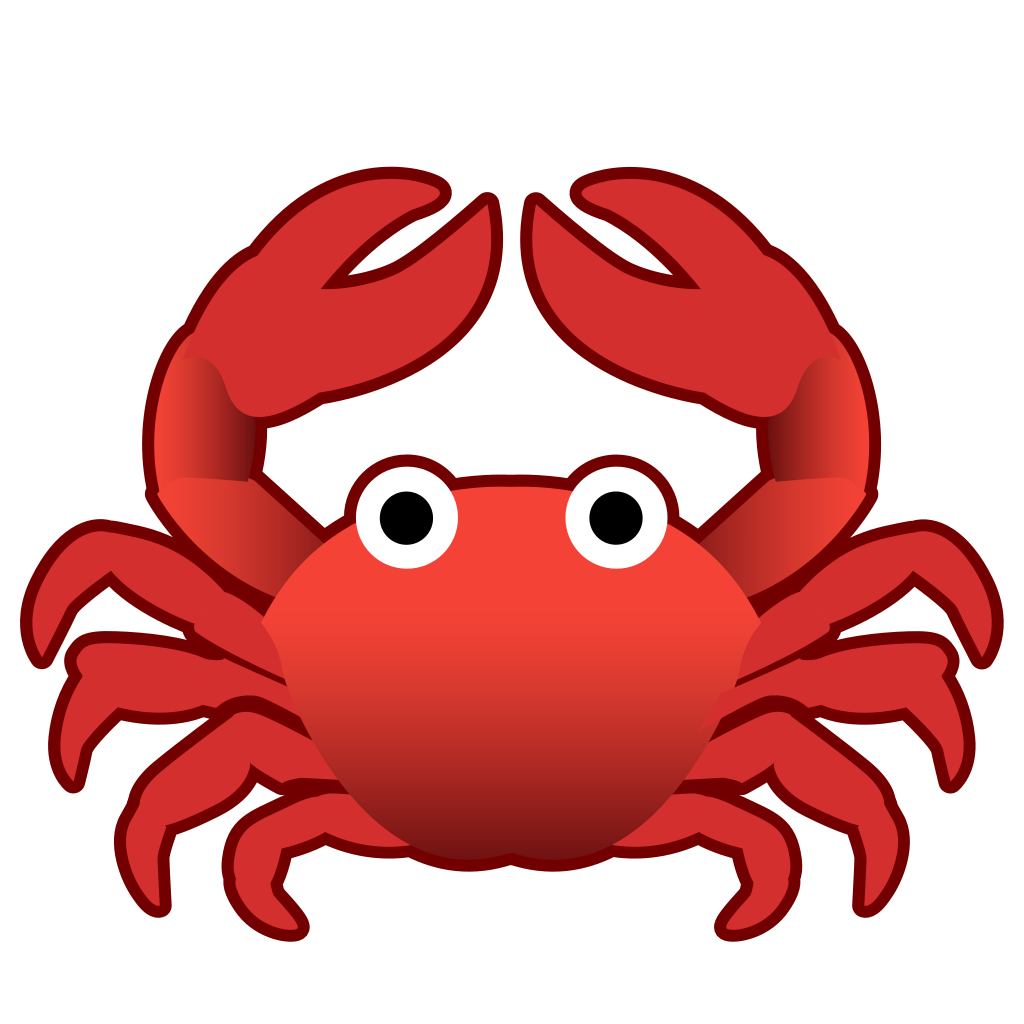 1024x1024 Crab Icon Noto Emoji Animals Nature Iconset Google