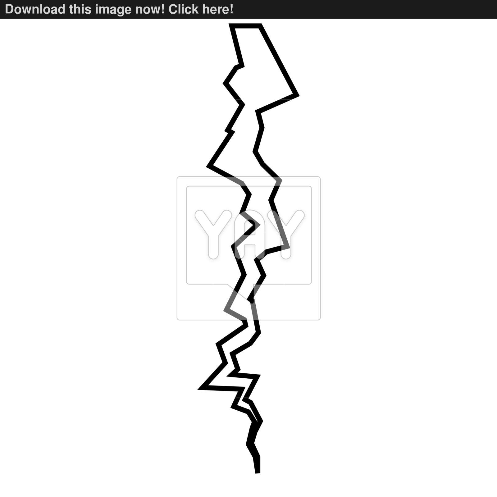 1600x1600 Crack Icon Black Color Illustration Flat Style Simple Image Vector