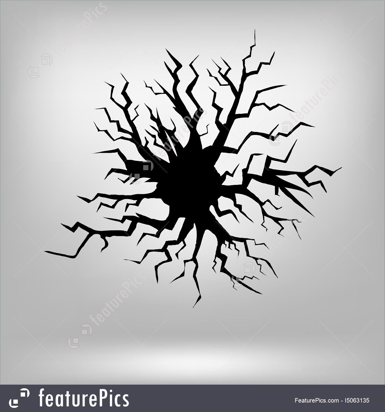 1300x1392 Illustration Of Crack Icon Crack Icon Art