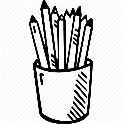 512x512 Art, Arts And Crafts, Craft, Hobby, Holder, Pencil Icon