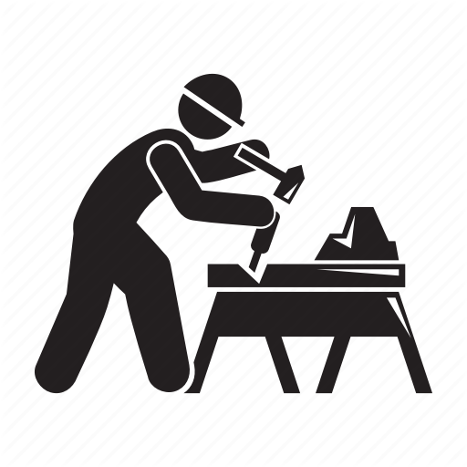 512x512 Carpenter, Craftsman, Joiner, Woodworker, Workshop Icon
