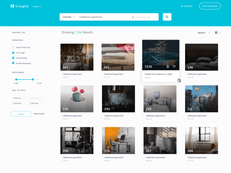 800x600 Craigslist Concept Sketch Freebie