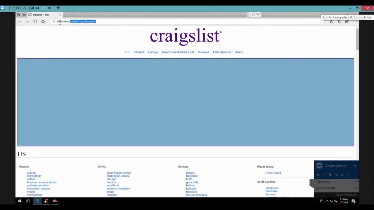 unable to create craigslist desktop shortcut