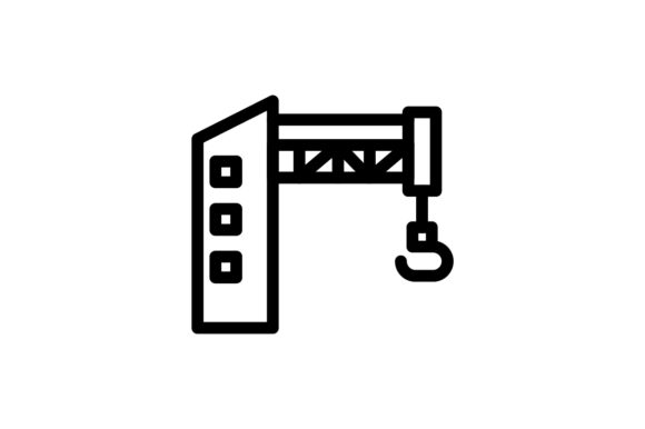 580x386 Crane Icon Graphic