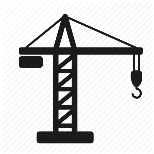 512x512 Construction, Crane, Heavy, Lift, Material, Tools Icon