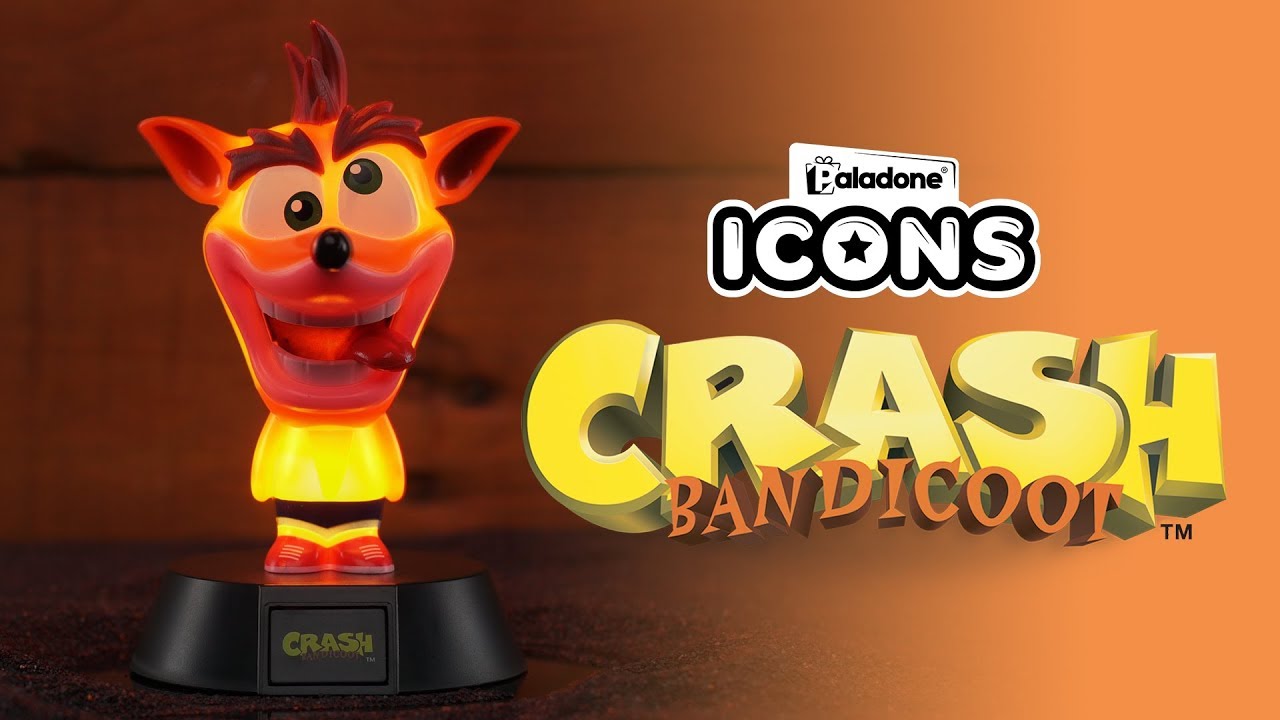 1280x720 Crash Bandicoot Icon Light Paladone