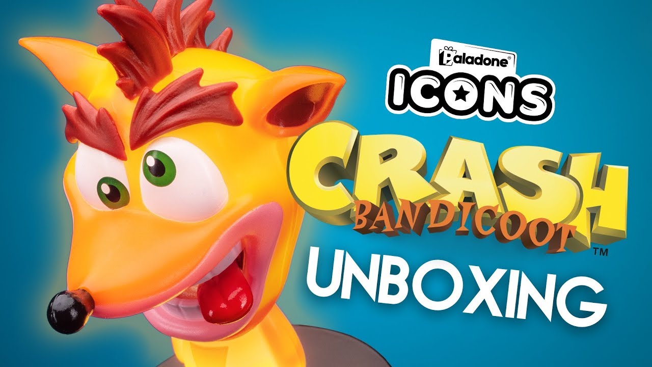 1280x720 Crash Bandicoot Icon Lights Unboxing Paladone Tv