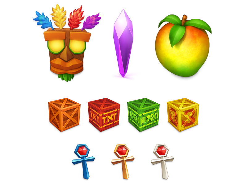 800x600 Crash Bandicoot Icons