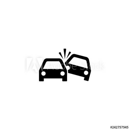500x500 Crash Icon Vector Crash Vector Graphic Illustration