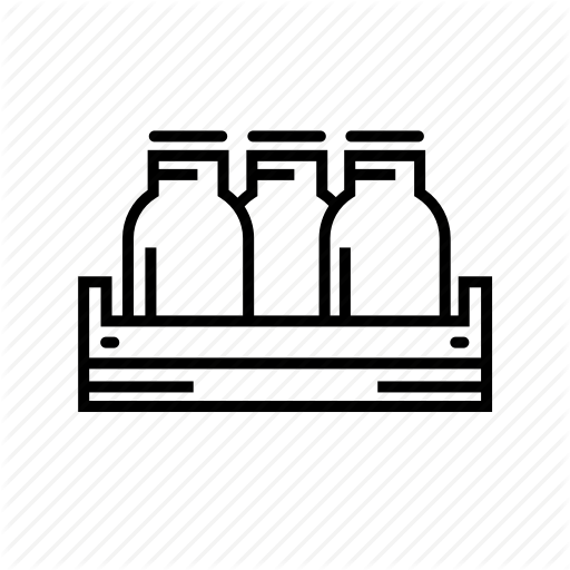 512x512 Crate, Dairy, Farm, Milk, Milk Crate Icon