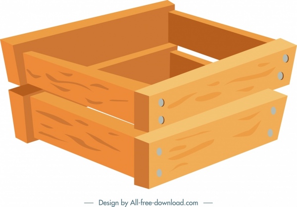 600x418 Gardening Work Background Wooden Crate Icon Design Free Vector