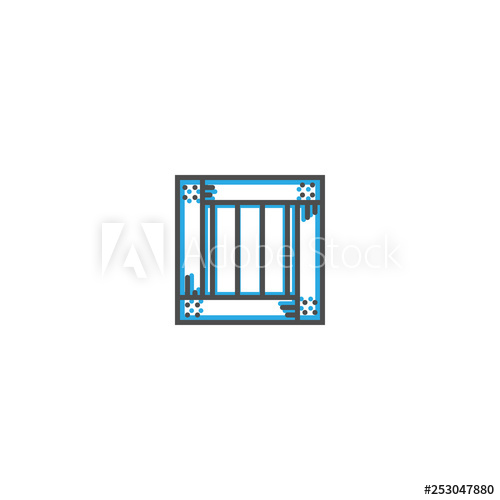 500x500 Crate Icon Line Design Business Icon Vector Illustration