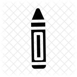 256x256 Crayon Icon Of Glyph Style