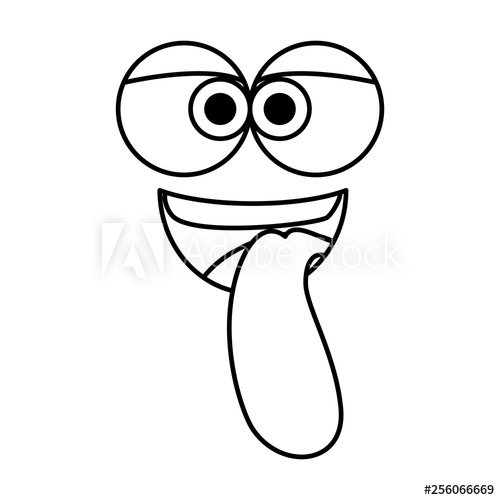 500x500 Crazy Face Emoticon Icon