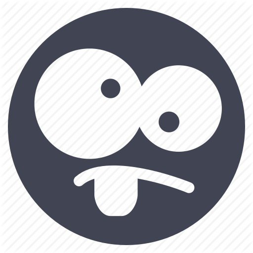512x512 Crazy, Emoji, Emoticon, Emotion, Face, Smiley Icon