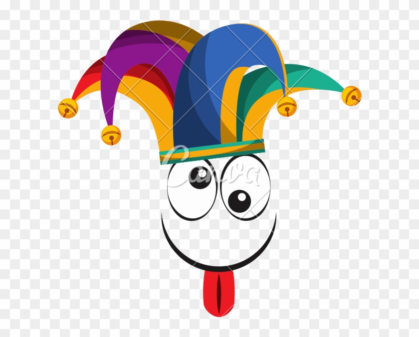 840x676 Crazy Face With Harlequin Hat Icon