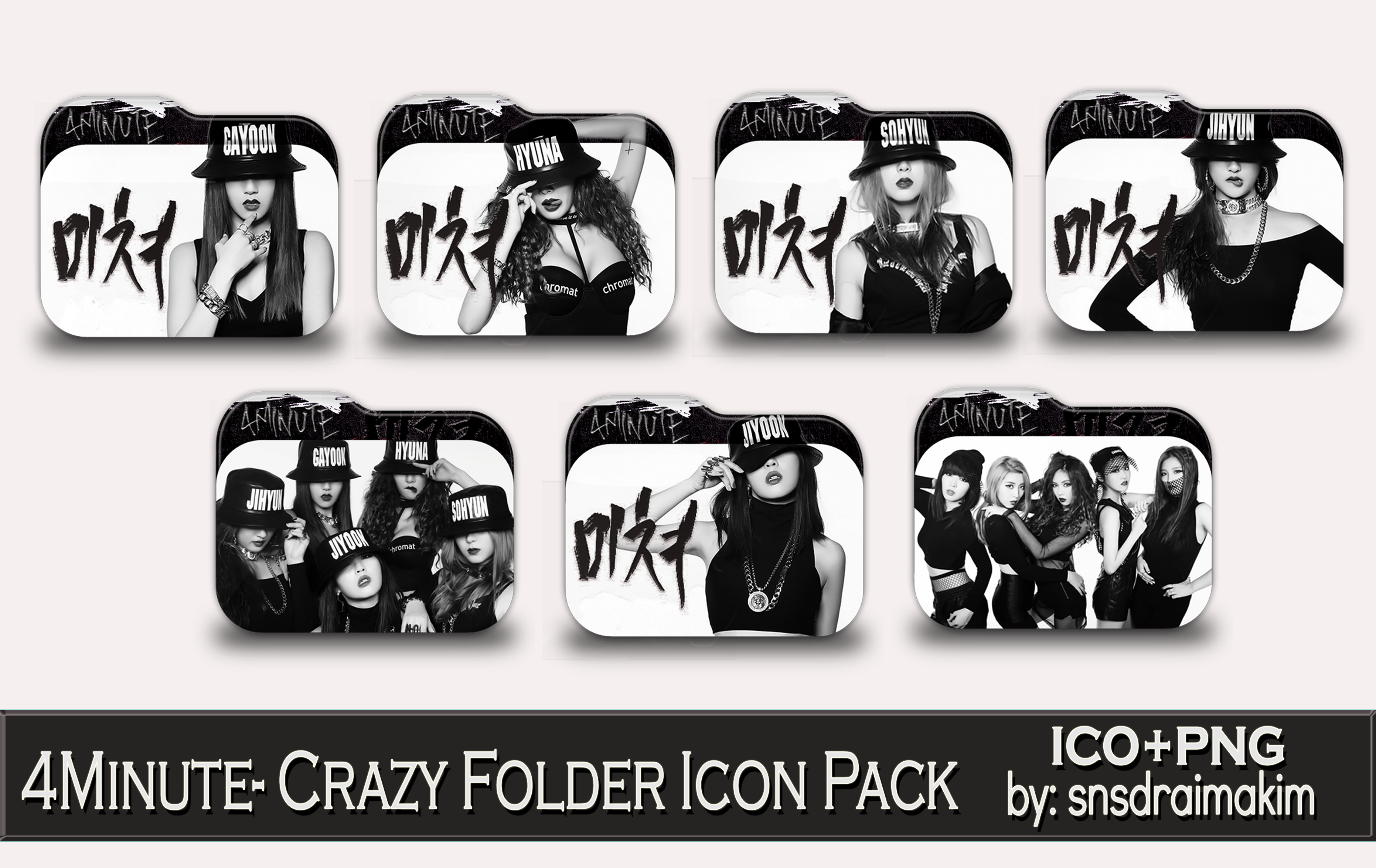 3724x2349 Crazy Folder Icon Pack