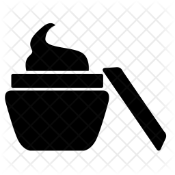 256x256 Cream Icon Of Glyph Style