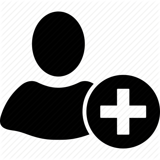 512x512 Add, Client Profile, Create, Customer, Person, Plus, User Account Icon
