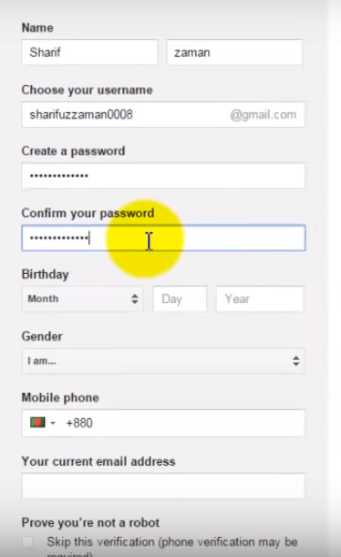 374x610 How To Create Gmail Account Easily User Guide