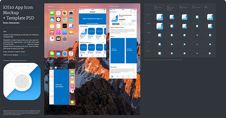 746x390 Ios App Icon Template Psdsketch