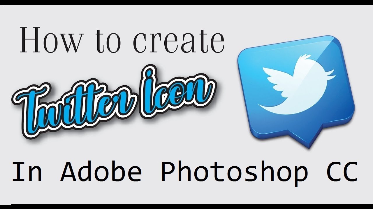 1280x720 How To Create Twitter Application Icon In Photoshop Cc Icon