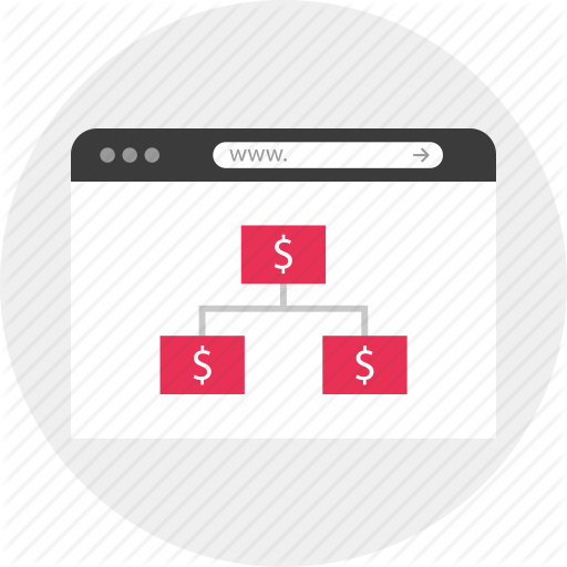 512x512 Browser, Create, Data, Group, Money, Online, Strategy Icon