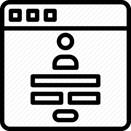 512x512 Browser, Create, Interaction, Interface, Internet, Profile, User Icon