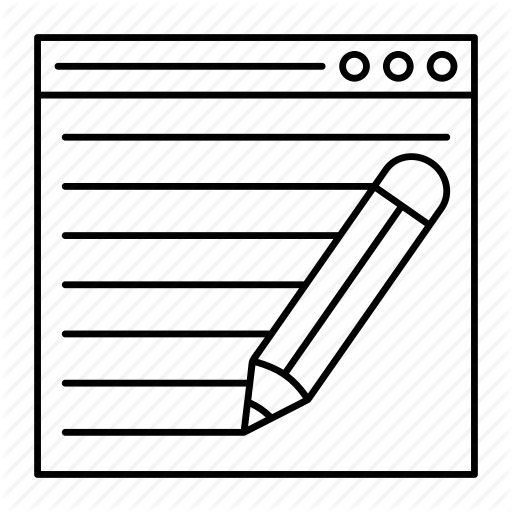 512x512 Browser, Create, Webpage, Write Icon