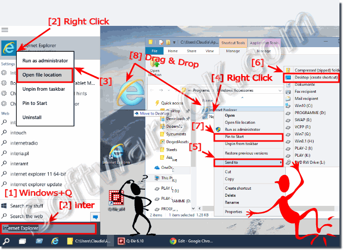 Create Desktop Shortcut In Windows For A Program 677x493 Create Desktop Shortcut In Windows For A Program