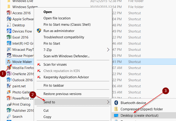 How To Create Desktop Shortcuts To Programs In Windows 700x484 How To Create Desktop Shortcuts To Programs In Windows