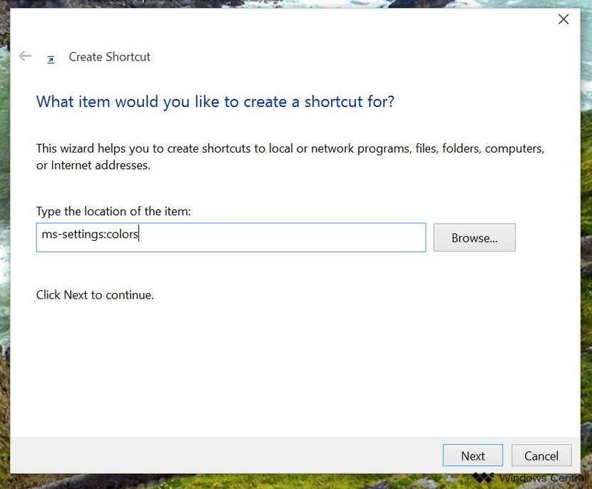 How To Create Desktop Shortcuts To Specific Settings In Windows 830x686 How To Create Desktop Shortcuts To Specific Settings In Windows