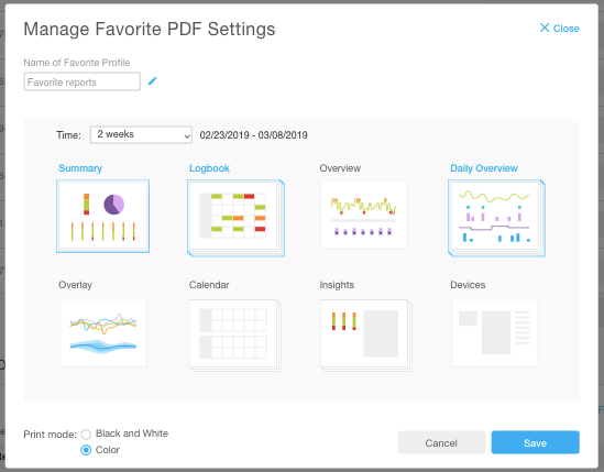How To Create, Manage And Generate Favorite Pdf Reports Glooko 549x429 How To Create, Manage And Generate Favorite Pdf Reports Glooko