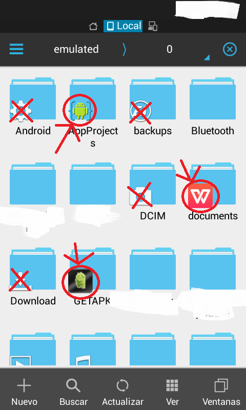 480x800 Create Folder And Make Es Explorer Add Icon Of My App