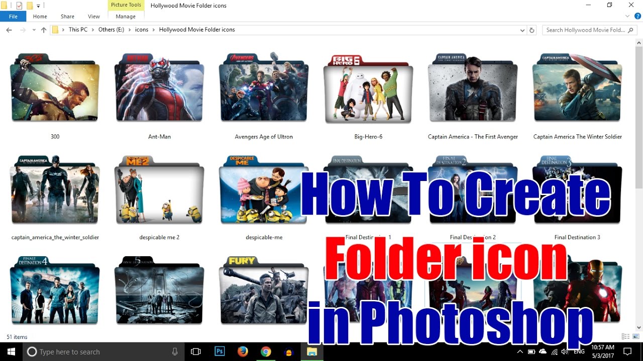 1280x720 How To Create Custom Folder Icon In Photoshop