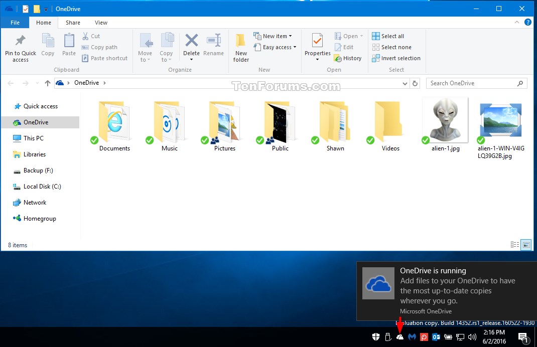 1070x692 Create Onedrive Folder Shortcut In Windows Tutorials