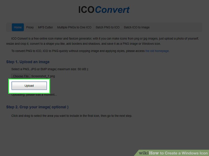 Create icon file from image at vectorified collection of create