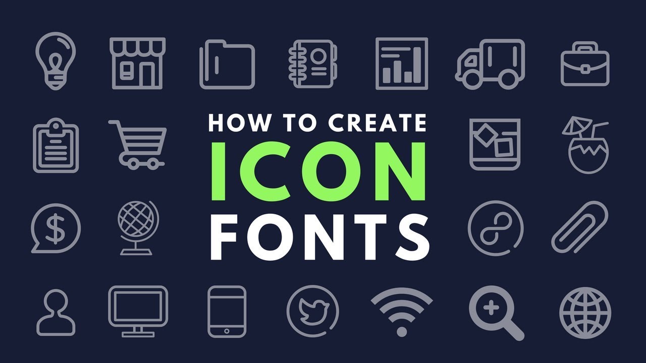 1280x720 How To Create Your Own Icon Fonts