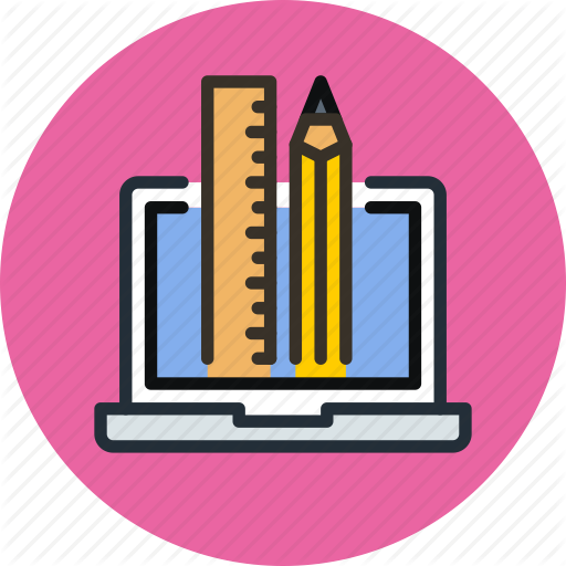 512x512 Create, Draw, Edit, Laptop, Online Icon