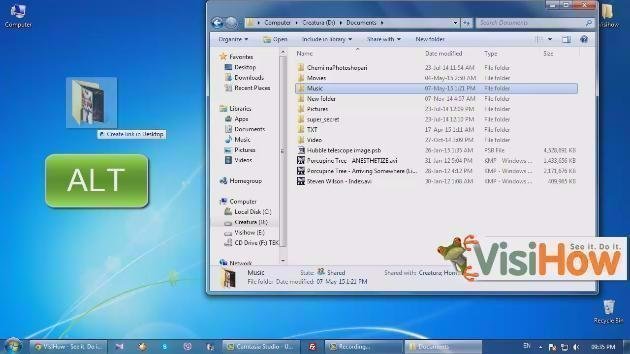 Create A Folder Shortcut On Windows Desktop 630x354 Create A Folder Shortcut On Windows Desktop