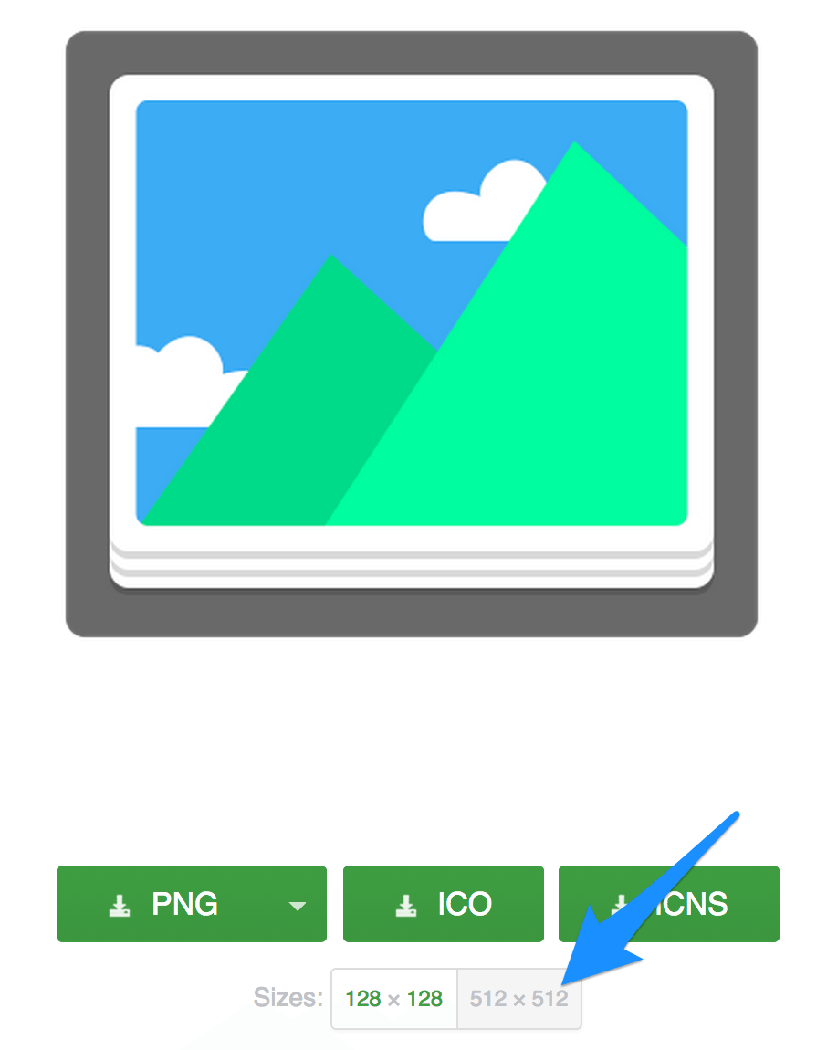 Create Icon From Png