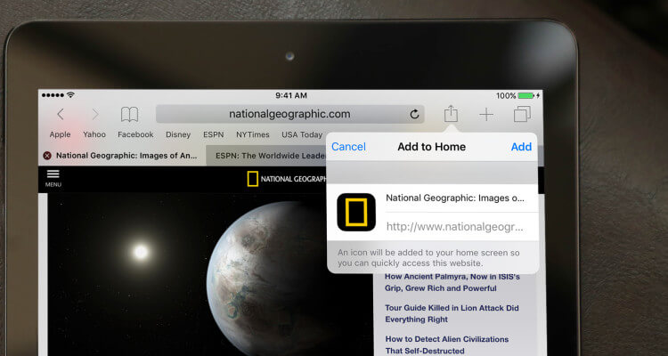 750x400 Create App Icons Home Screen Web Shortcuts Ios Guide