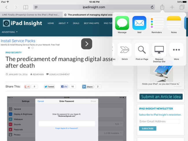 650x488 Of The Most Useful Safari Shortcuts On The Ipad Ipad Insight