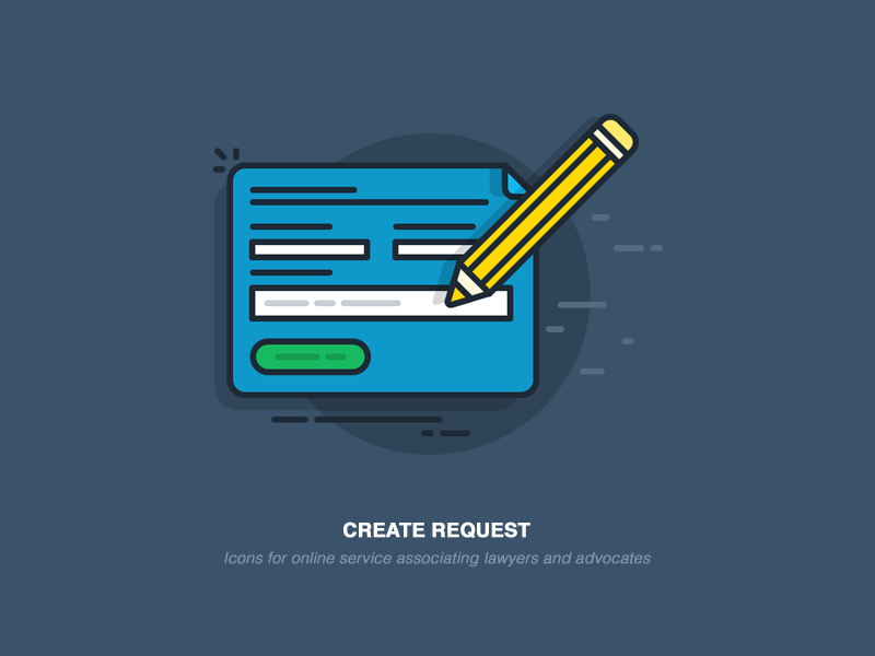 800x600 Create Request Filled Outline Icon