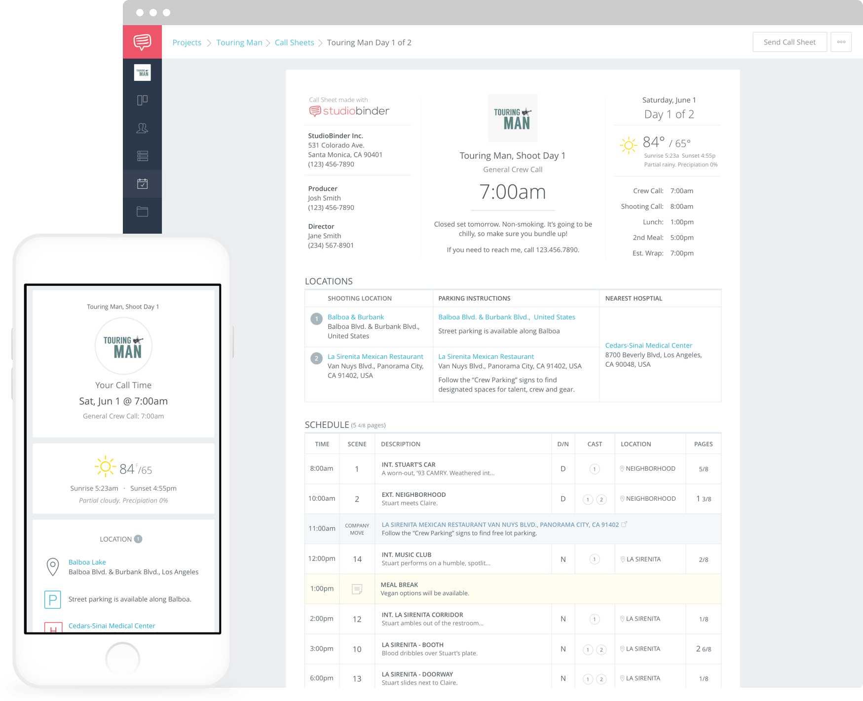 1749x1422 Free Call Sheet Builder Create A Call Sheet In Minutes