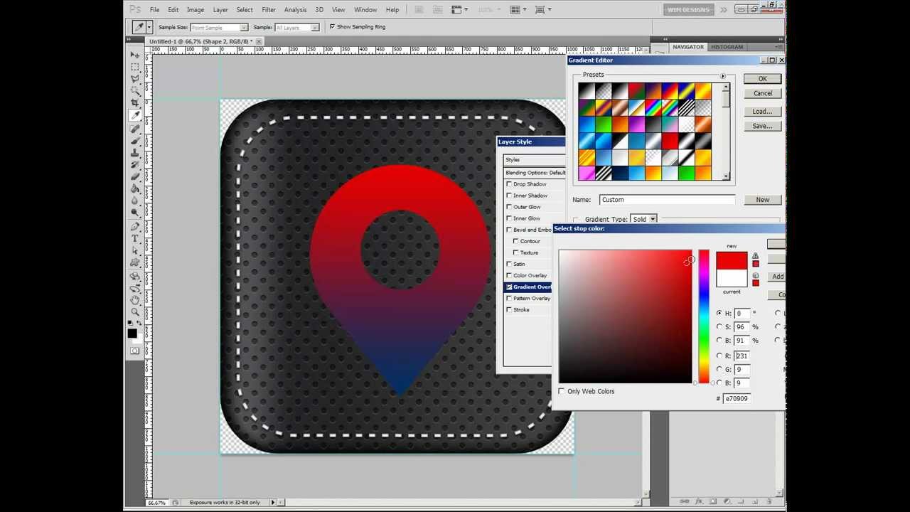 Photoshop Tutorial How To Create A Professional App Icon 1280x720 Photoshop Tutorial How To Create A Professional App Icon