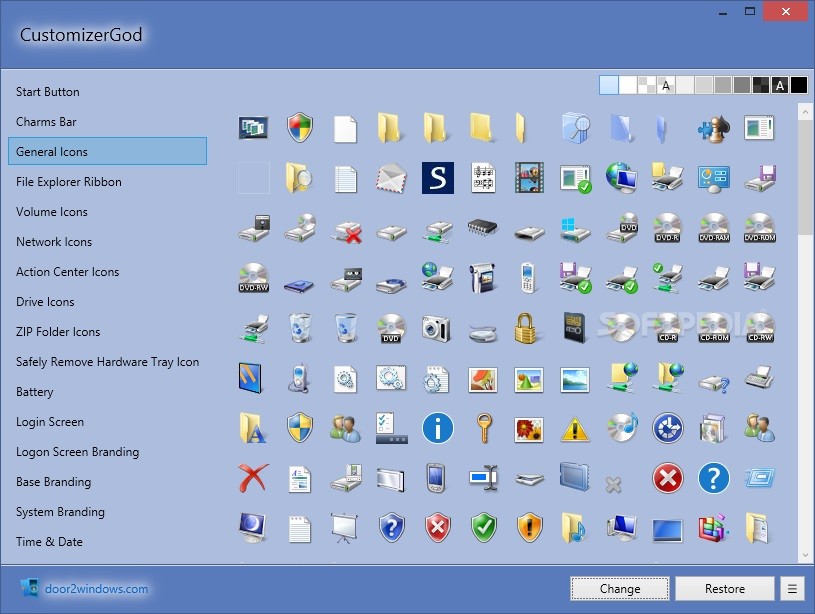 815x614 Customizergod Lets You Change Every Single System Icon In Windows
