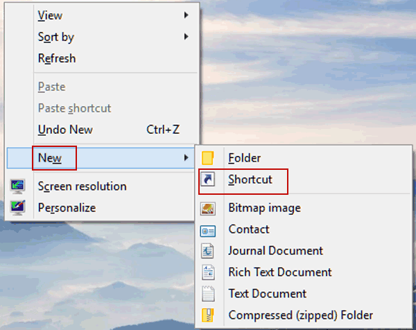 600x476 How To Create A Shutdown Shortcut On Windows Desktop